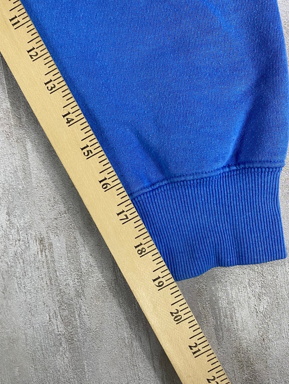 PacSun Oversized Unisex Blue Graphic Crewneck Sweatshirt OneSize Streetwear Cozy - Picture 5 of 7